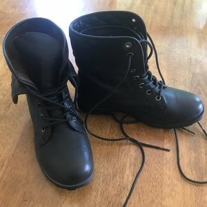 Black Combat Boots